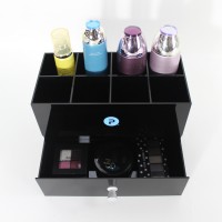 Apex Jewelry and Cosmetic Storage Organizer Acrylic Makeup Organizer with Handle